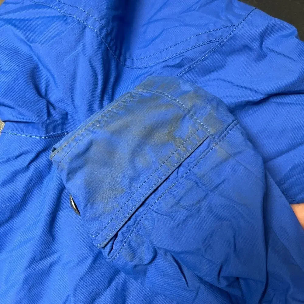 Burton Kids Blue Jacket 100% Nylon Dryride Small Outerwear